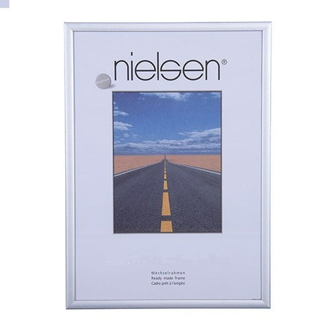 Nielsen Pearl Matt Silver Frames