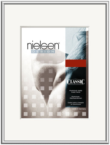 50 x 100 Nielsen Classic Panoramic Matt Silver Photo  Frame