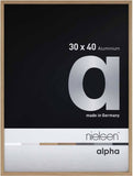 Nielsen Alpha Oak 30 x 40 cm Aluminium Frame - Snap Frames 