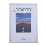 Nielsen Pearl Matt Silver 40 x 40 cm SQUARE - Snap Frames 