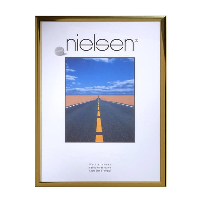 Nielsen Pearl Polished Gold A4/ 21 x 29.7 cm - Snap Frames 