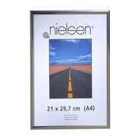 Nielsen Pearl Polished Silver A3/ 29.7 x 42 cm - Snap Frames 