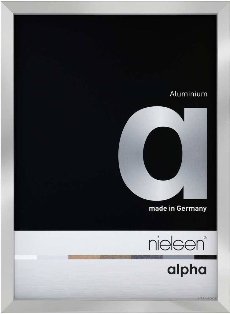 Nielsen Alpha Polished Silver 10 x 15 cm Aluminium Frame - Snap Frames 