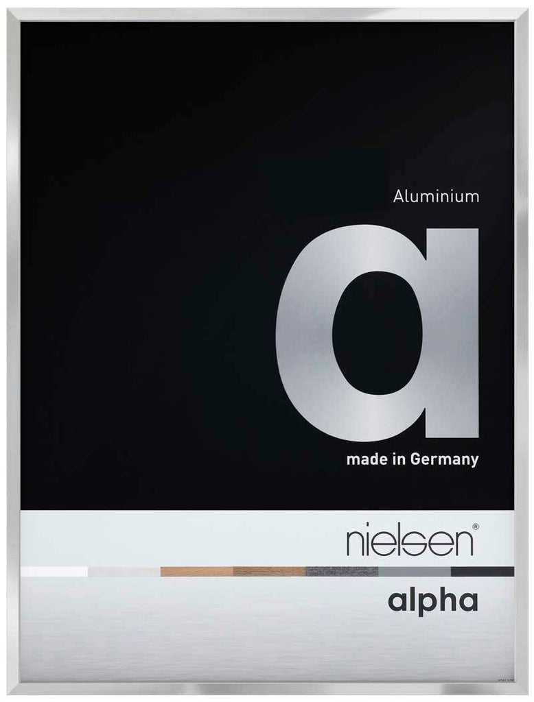Nielsen Alpha Polished Silver A4 Aluminium Frame - Snap Frames 