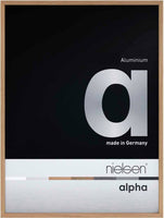 Nielsen Alpha Oak 24 x 30 cm Aluminium Frame - Snap Frames 