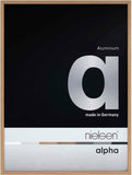 Nielsen Alpha Oak A3 Aluminium Frame - Snap Frames 