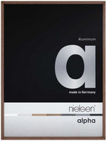 Nielsen Alpha Wenge 30 x 40 cm Aluminium Frame - Snap Frames 