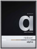 Nielsen Alpha Black Oak 30 x 40 cm Aluminium Frame - Snap Frames 
