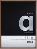 Nielsen Alpha Wenge 40 x 50 cm Aluminium Frame - Snap Frames 