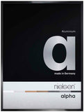 Nielsen Alpha Polished Black A2 cm Aluminium Frame - Snap Frames 
