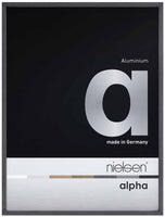 Nielsen Alpha Black Oak A2 Aluminium Frame - Snap Frames 