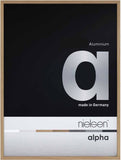 Nielsen Alpha Oak 40 x 40 cm Aluminium Frame - Snap Frames 