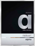 Nielsen Alpha Polished Silver 50 x 70 cm Aluminium Frame - Snap Frames 