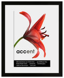 Nielsen Accent Wood Black A3/ 29.7 x 42 cm Plastic Glass - Snap Frames 