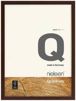 Nielsen Quadrum A3/ 29.7 x 42.1 cm Wenge Wood - Natural Glass