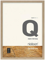 Nielsen Quadrum 30 x 40 cm Oak Wood - Natural Glass