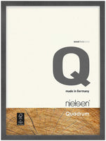 Nielsen Quadrum 30 x 40 cm Grey Wood - Natural Glass