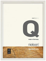 Nielsen Quadrum A2/ 42 x 59.5 cm White Wood - Natural Glass