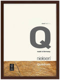 Nielsen Quadrum 50 x 70 cm Wenge Wood - Natural Glass