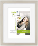 Nielsen Apollo Dark Silver Wood Frame 18 x 24 cm (5 x 7" mount) - Snap Frames 