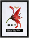 Nielsen Accent Magic A4 Wooden Grained Black Frame - Snap Frames 