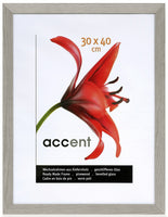 Nielsen Accent Magic 24 x 30 cm Wooden Grained Grey Frame - Snap Frames 